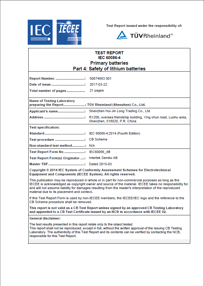 IEC60086-4